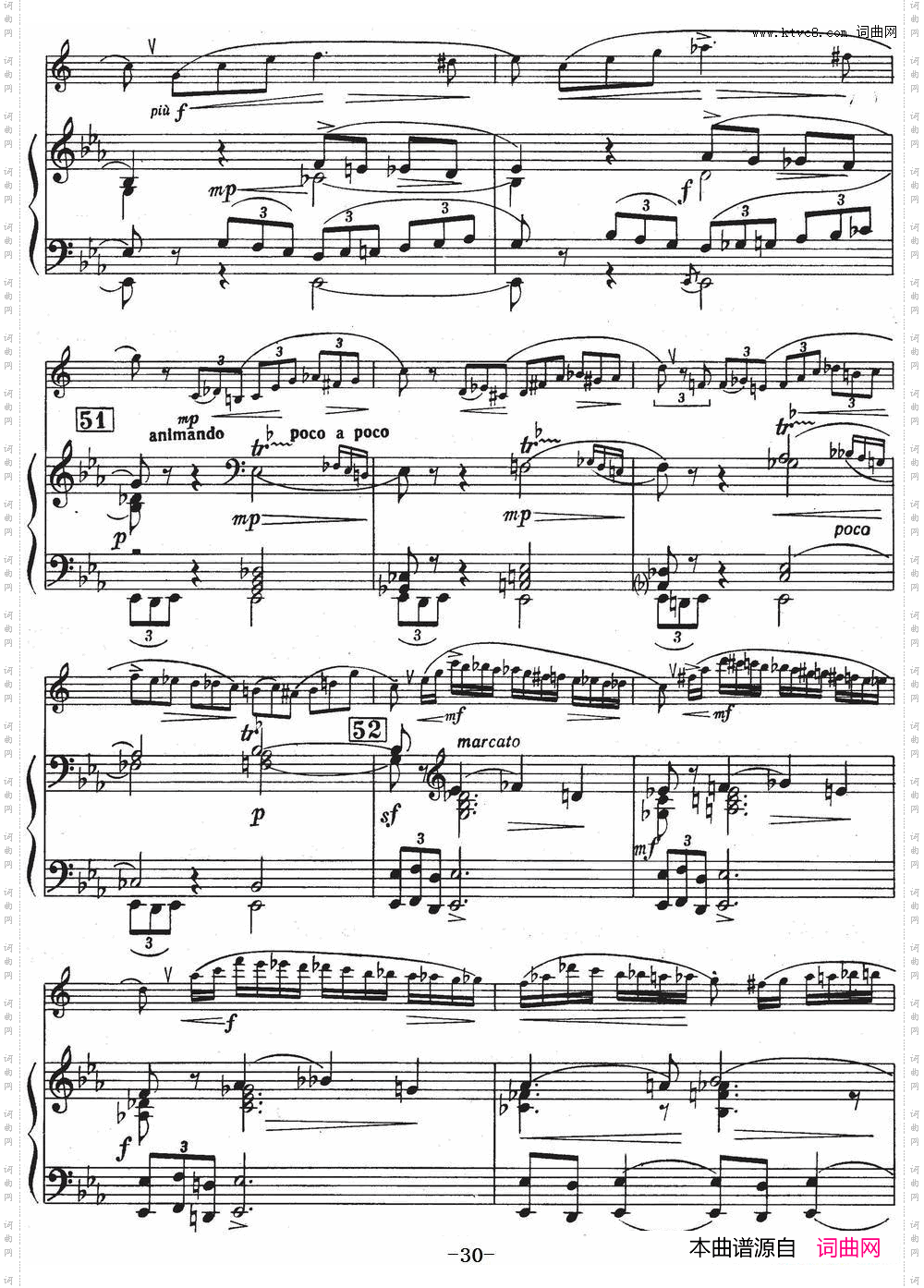 Glazunov Op·109格拉组诺夫协奏曲Op·109_ 萨克斯+钢琴伴奏 