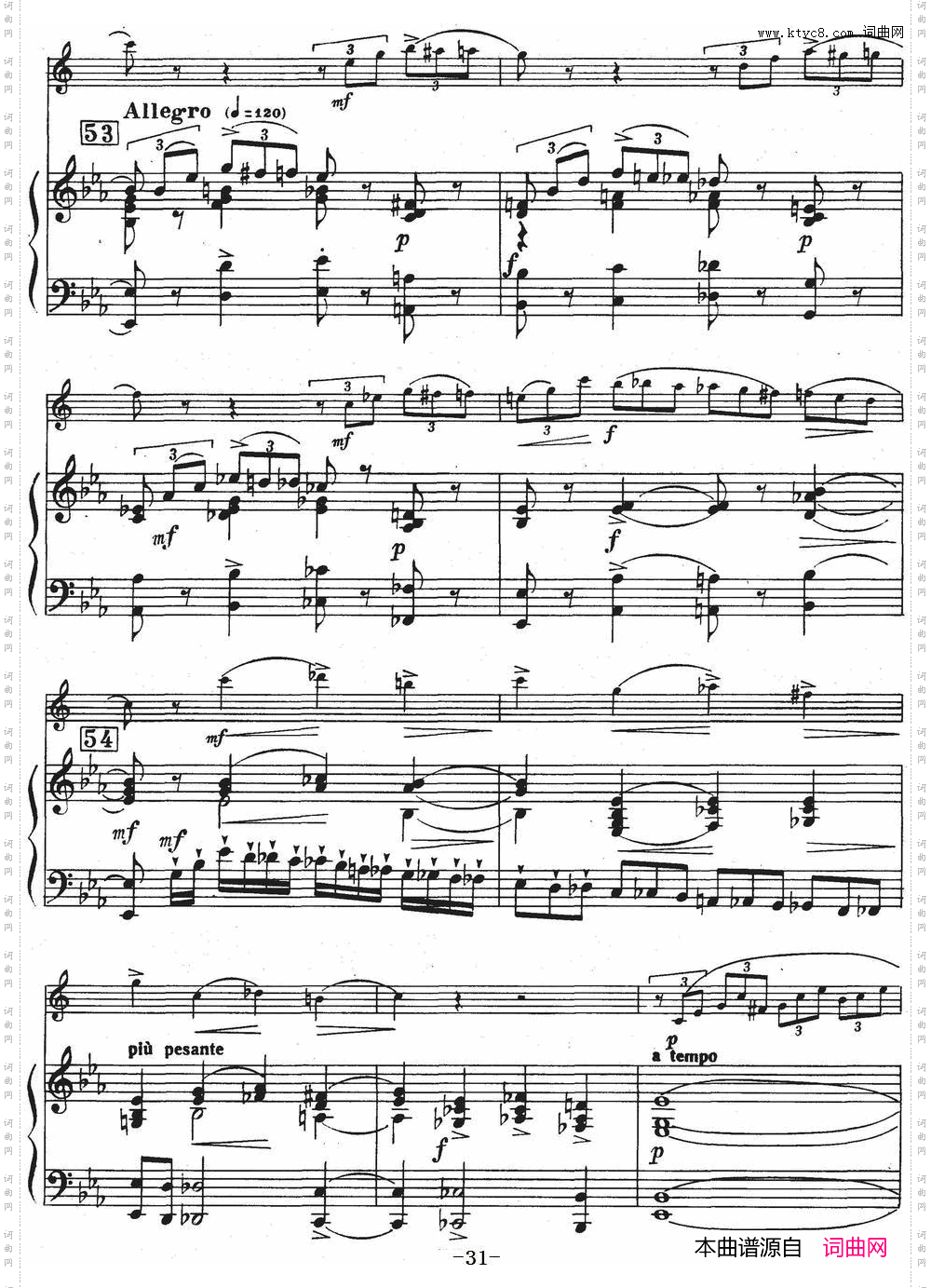 Glazunov Op·109格拉组诺夫协奏曲Op·109_ 萨克斯+钢琴伴奏 