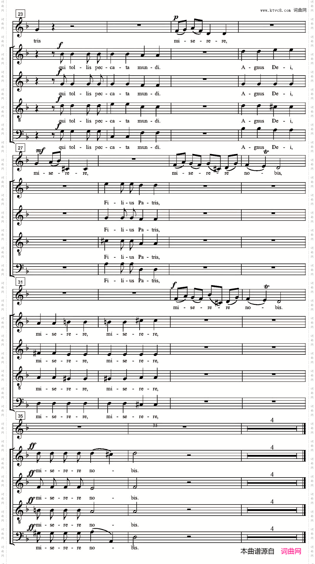 DomineDeus,AgnusDei萨克斯四重奏_Domine Deus,Agnus Dei萨克斯四重奏