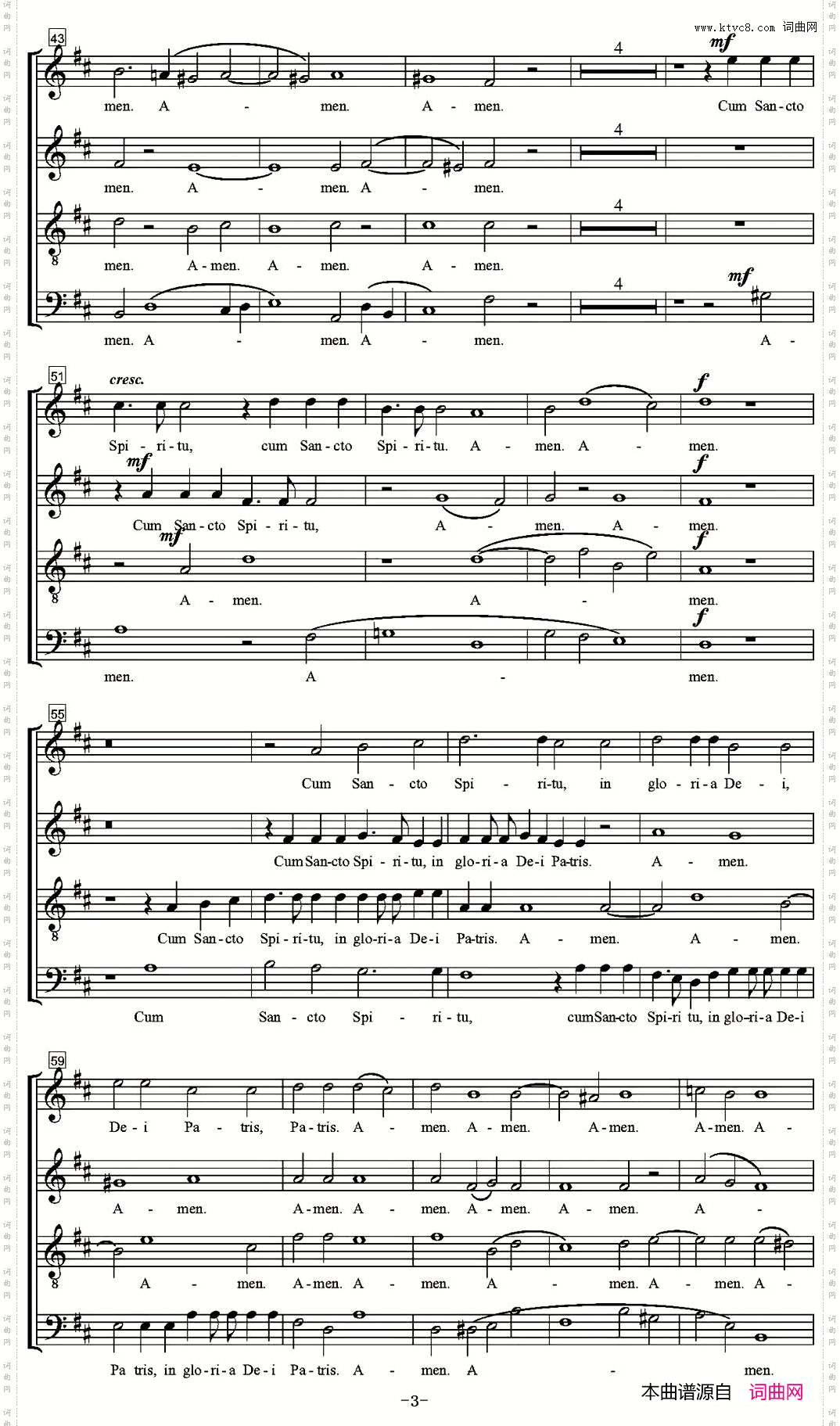 CumSanctoSpiritu萨克斯四重奏_Cum Sancto Spiritu萨克斯四重奏