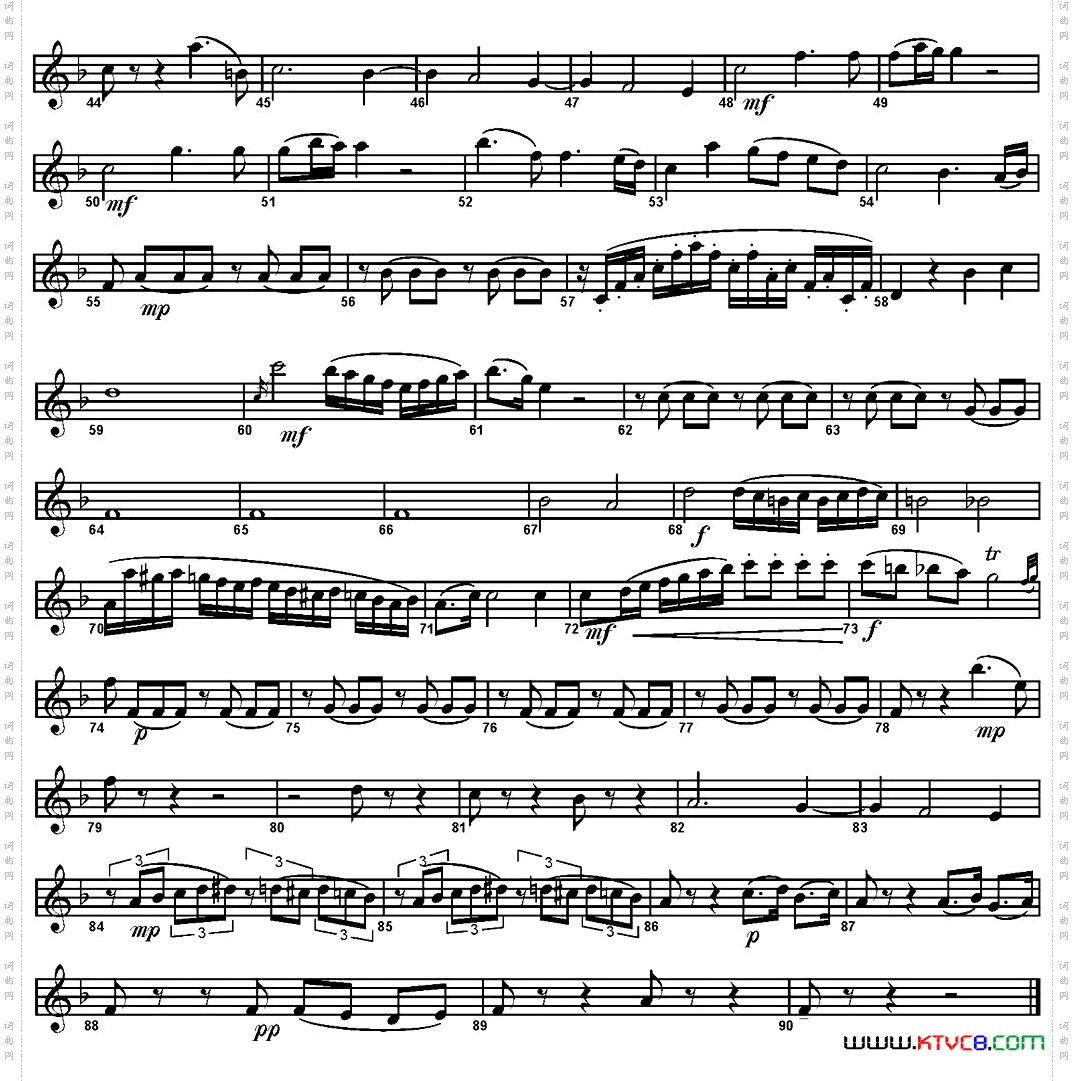 SERENADENo·11inEb，K·375Part3四重奏·高音萨克斯分谱_SERENADE No·11 in Eb，K·375 Part 3四重奏·高音萨克斯分谱