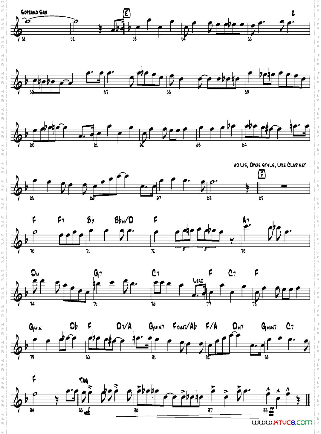 THEDIAMONDSTATERAG四重奏·高音萨克斯分谱_THE DIAMOND STATE RAG四重奏·高音萨克斯分谱