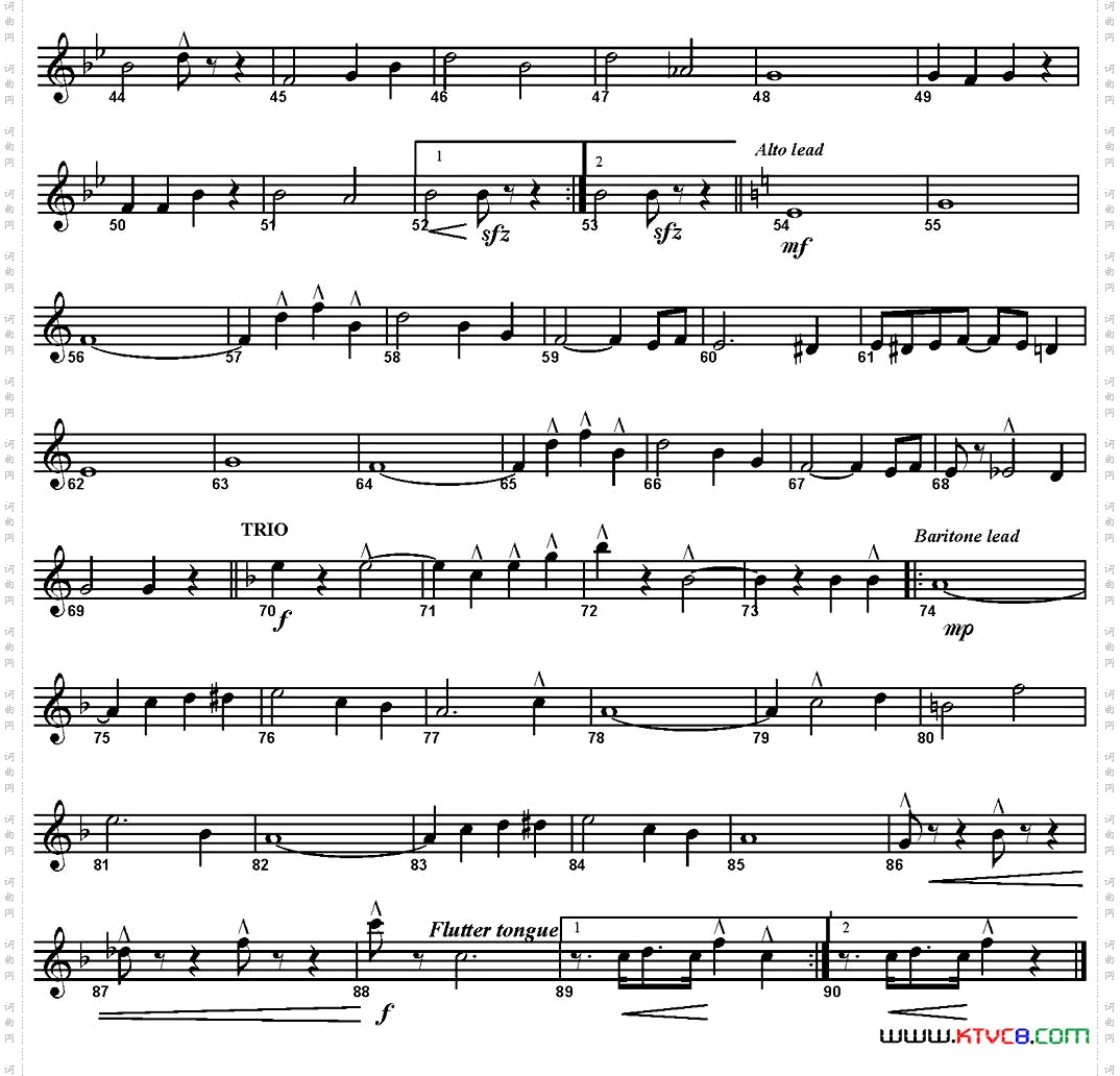 SAXOPHOBIA四重奏·高音萨克斯分谱