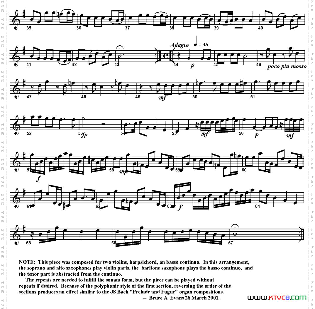 LaRaspona四重奏·高音萨克斯分谱_La Raspona四重奏·高音萨克斯分谱