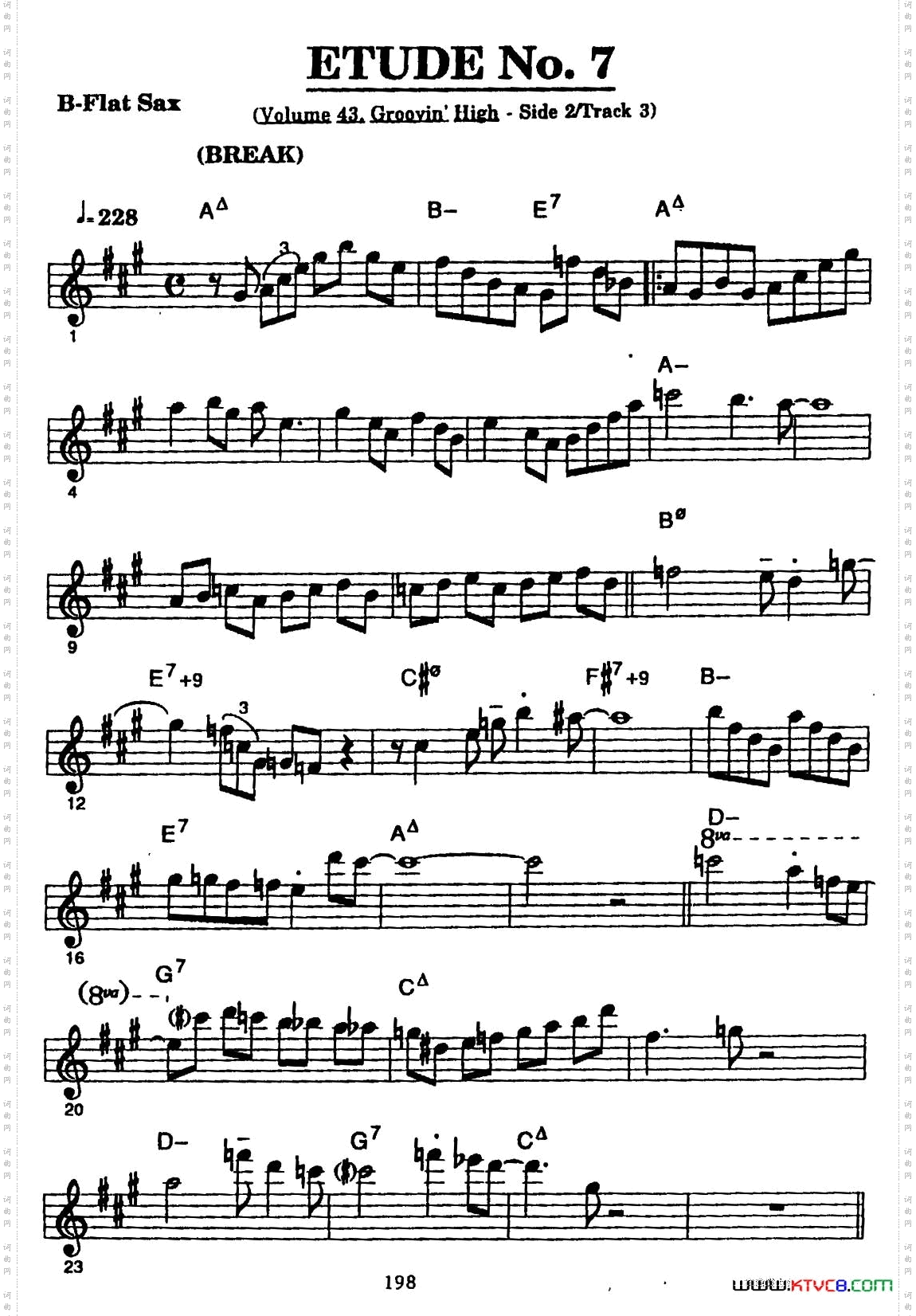 爵士乐超吹练习曲七