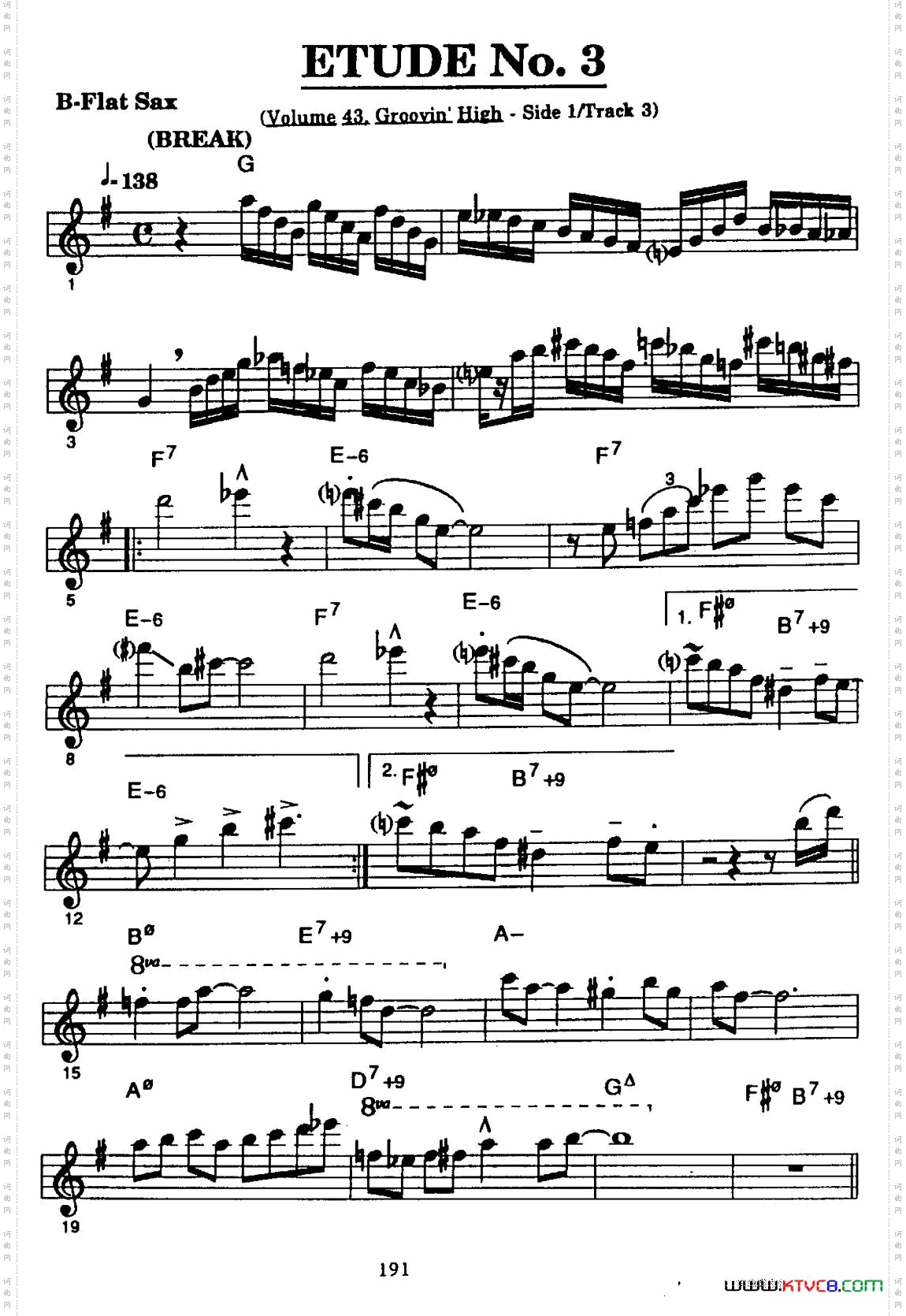 爵士乐超吹练习曲三