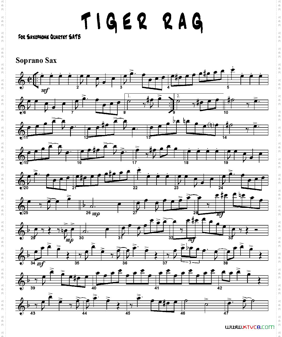 TIGERRAG四重奏_TIGER RAG四重奏