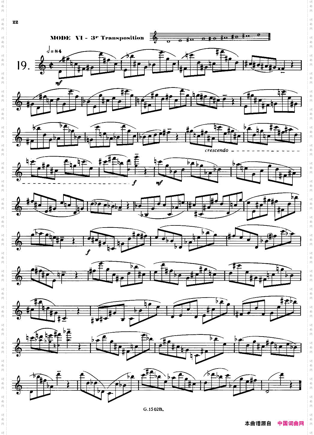 拉库尔萨克斯管练习曲28首16—20