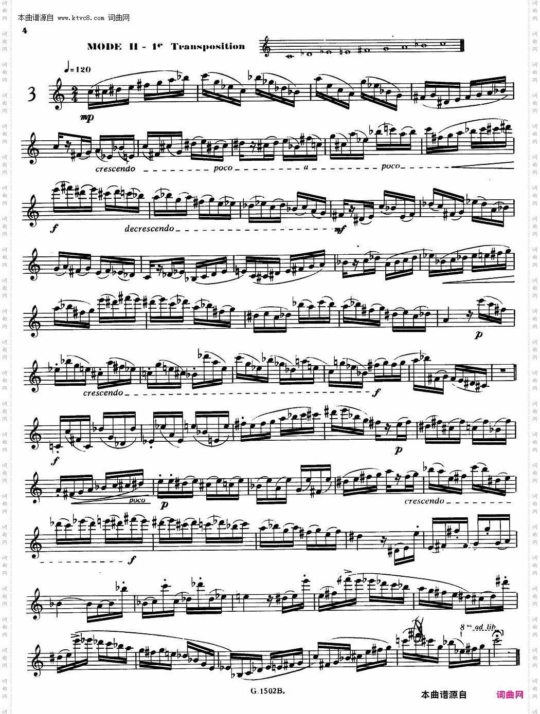 拉库尔萨克斯管练习曲28首