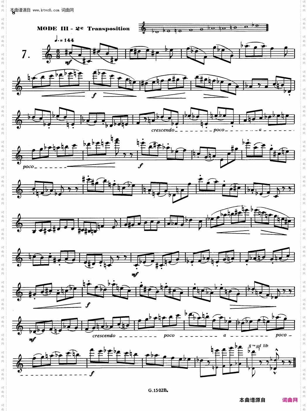 拉库尔萨克斯管练习曲28首