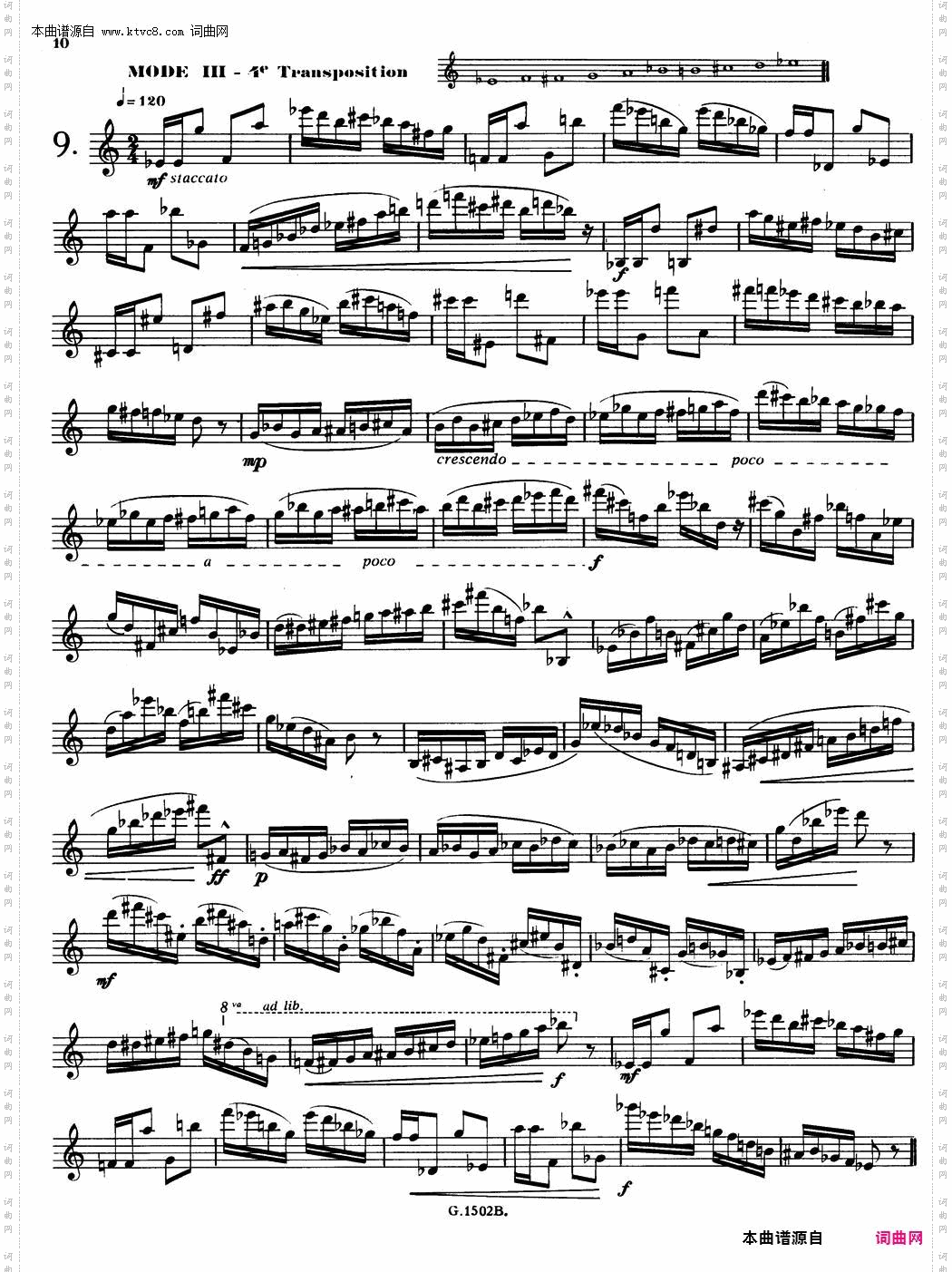 拉库尔萨克斯管练习曲28首