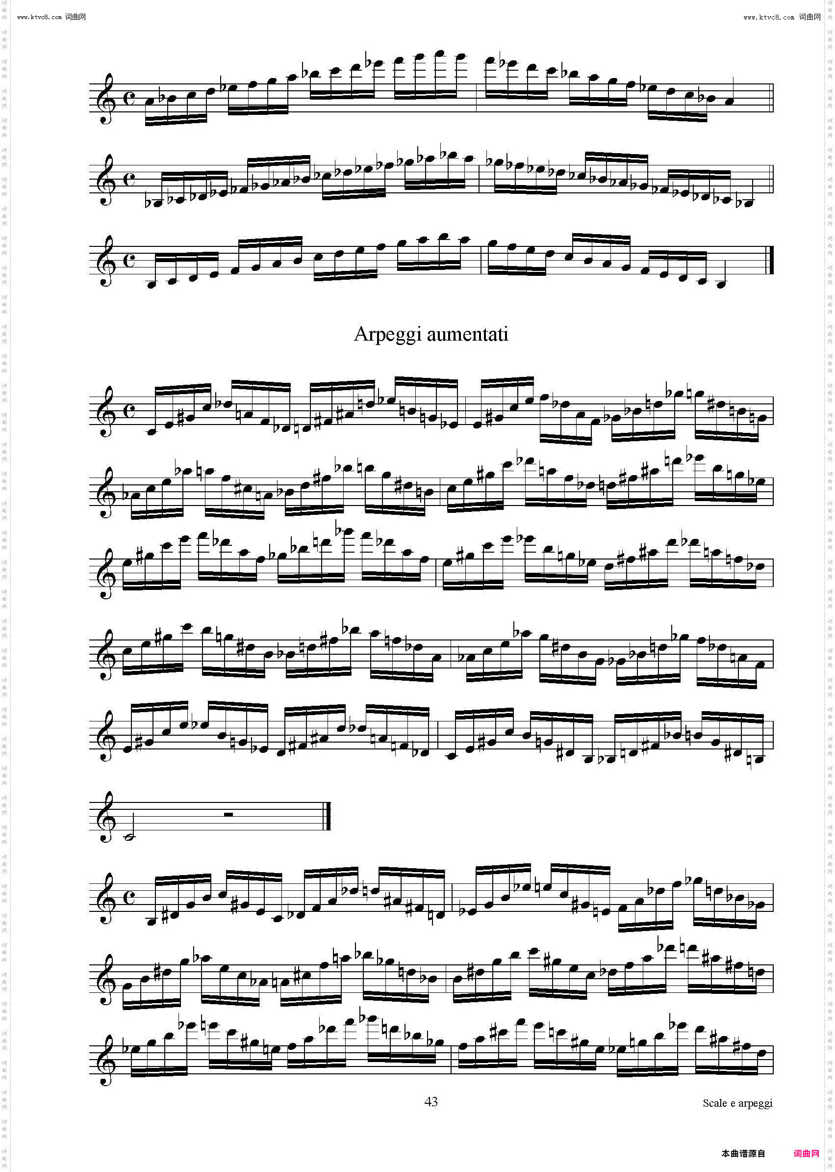 实用的萨克斯音阶练习曲集_P31——46