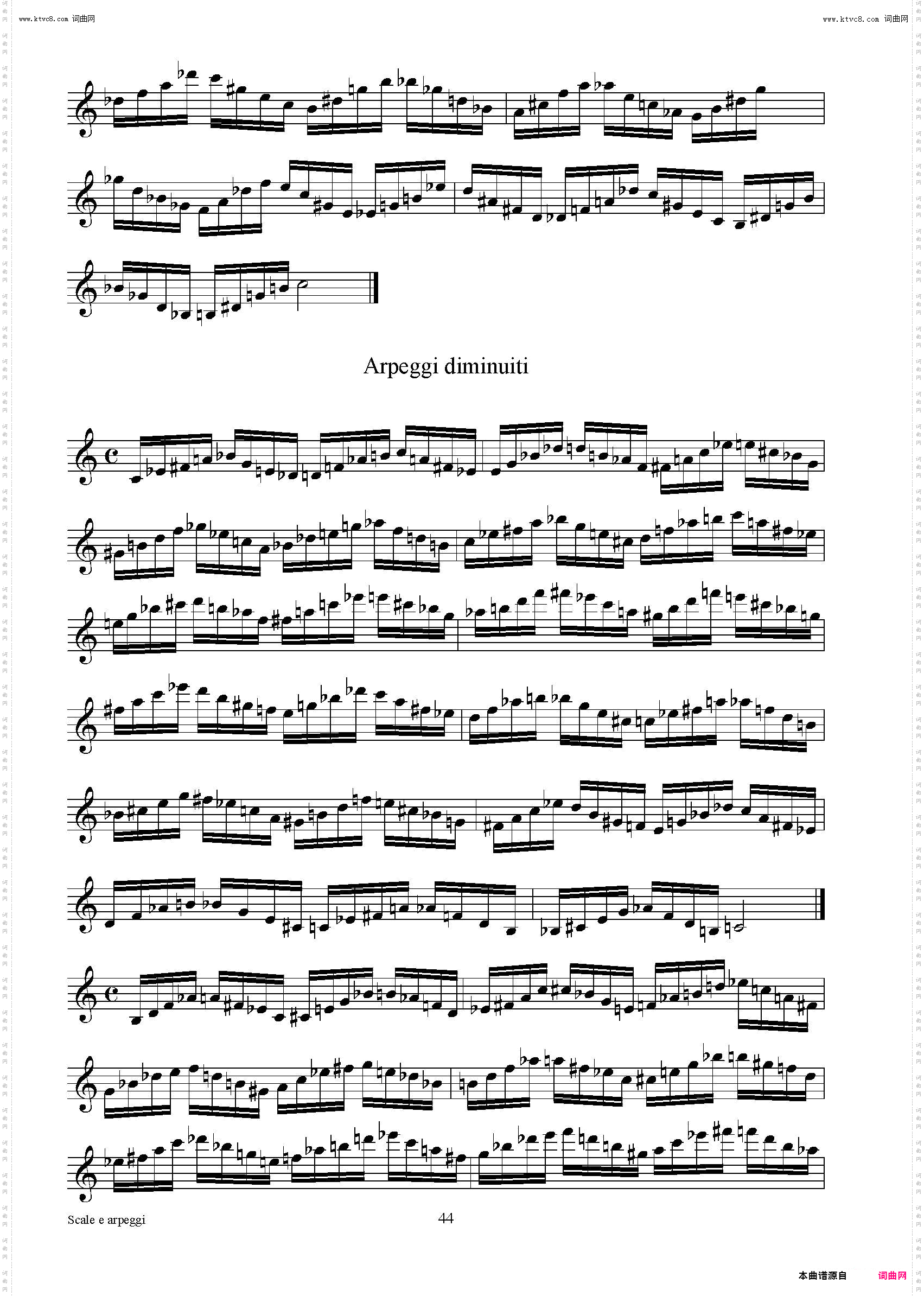 实用的萨克斯音阶练习曲集_P31——46