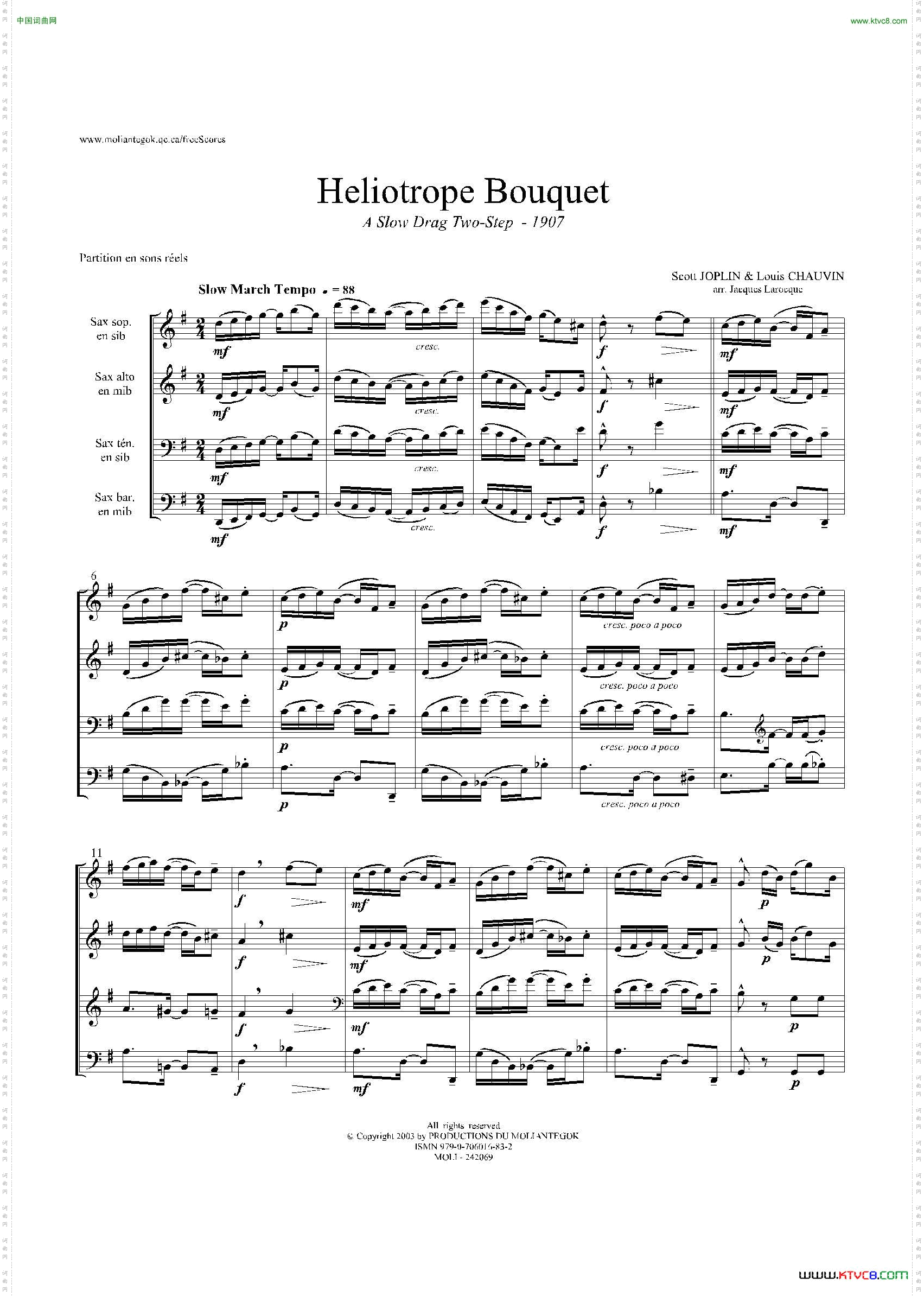 Heliotrope Bouquet（四重奏）