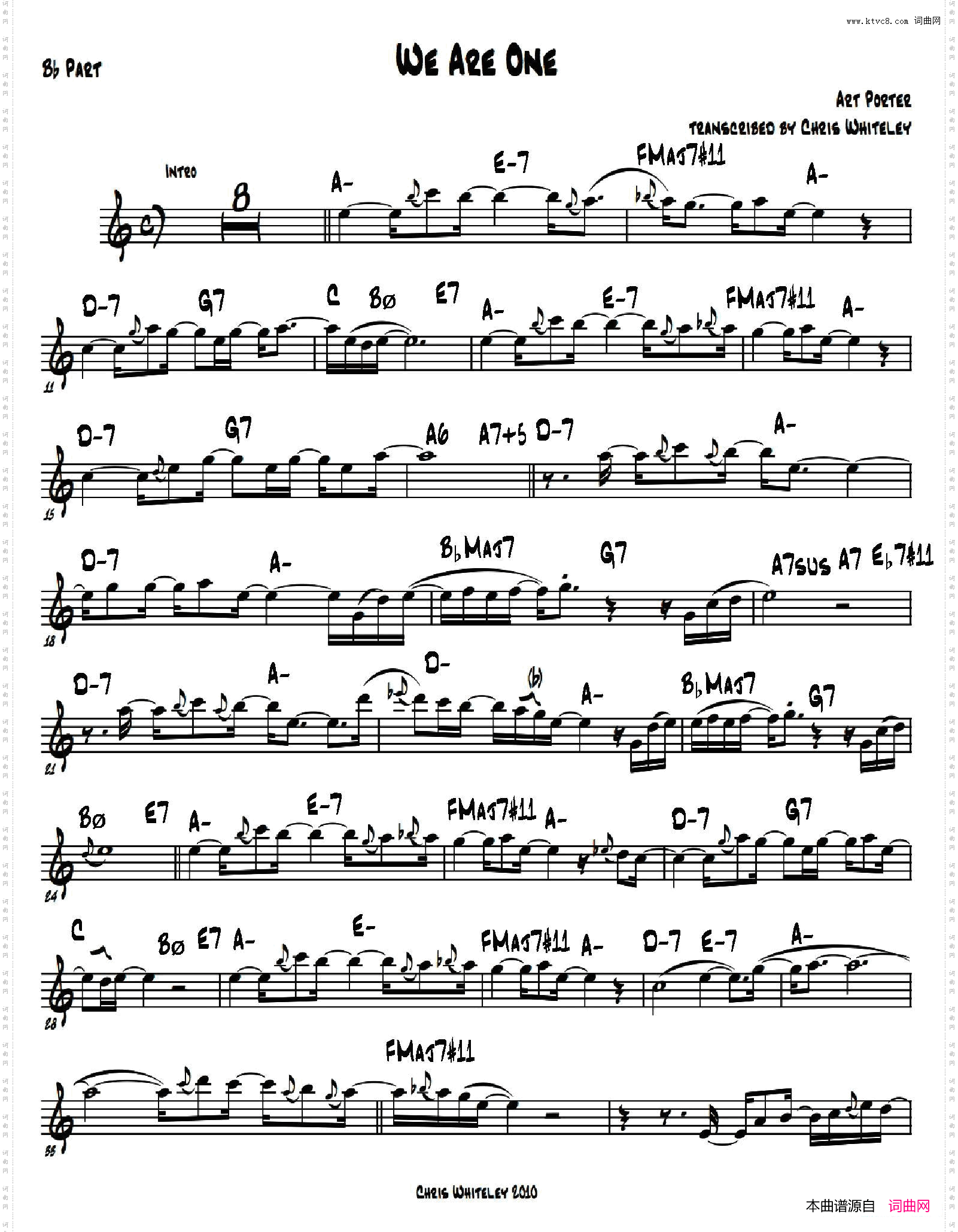 WeAreOne次中音萨克斯_We Are One次中音萨克斯