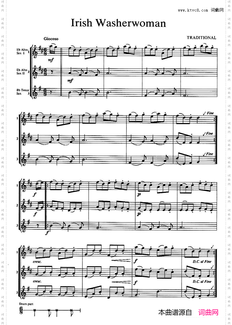 IrishWasherwoman三重奏_Irish Washerwoman三重奏