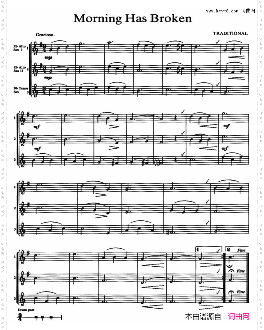 Mo-rningHasBroken三重奏_Mo-rning Has Broken三重奏
