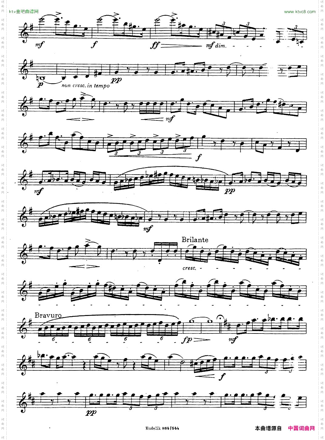 奇特克-萨克斯练习曲之12ETUDYPROSAXOPHON-FRZITRK.op.3