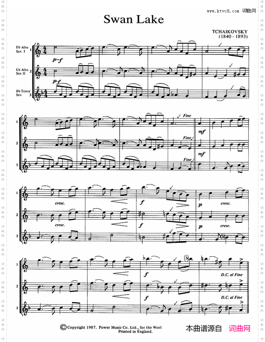 swanlake三重奏_swan lake三重奏