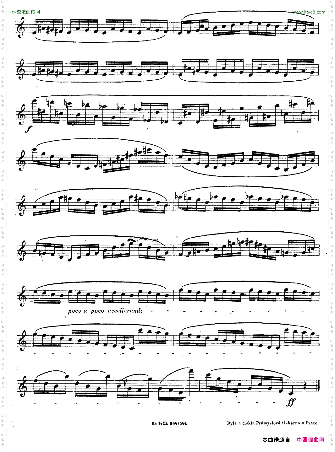 奇特克-萨克斯练习曲之18ETUDYPROSAXOPHON-FRZITRK.op.3