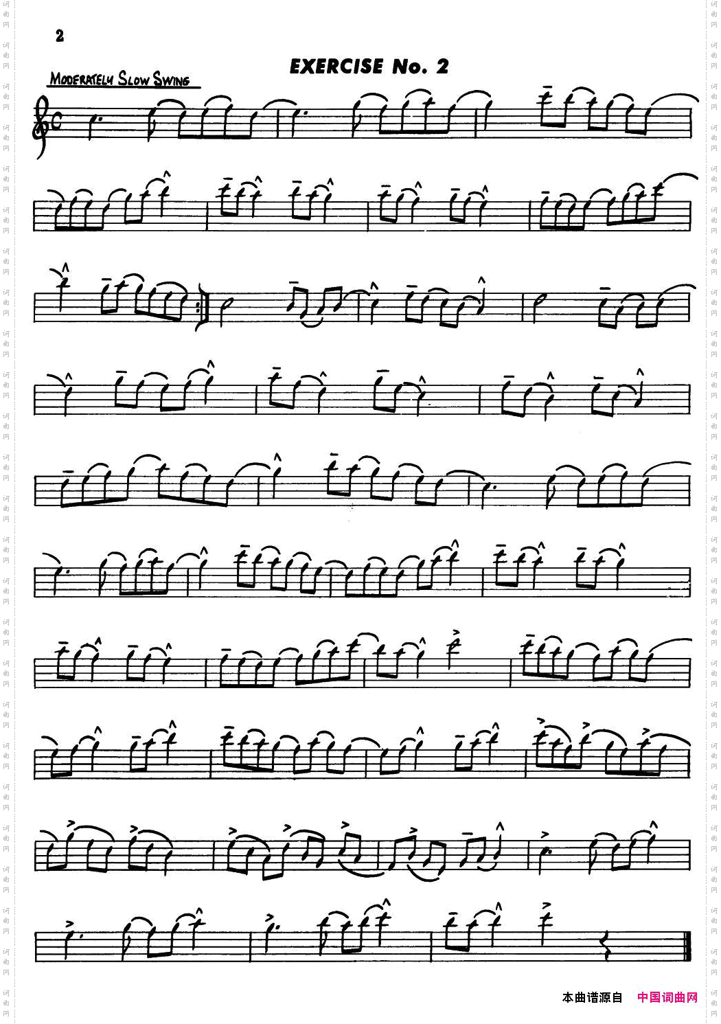 BasicJazzConceptionforsaxophoneEXERCISENo.2_Basic Jazz Conception for saxophoneEXERCISE No.2